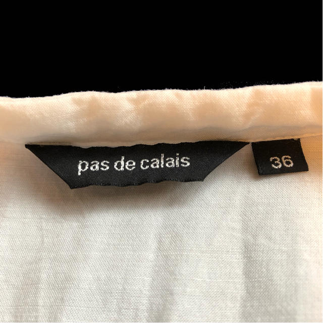 pas de calais(パドカレ)のパドカレ コットンシルクローンブラウス レディースのトップス(シャツ/ブラウス(長袖/七分))の商品写真