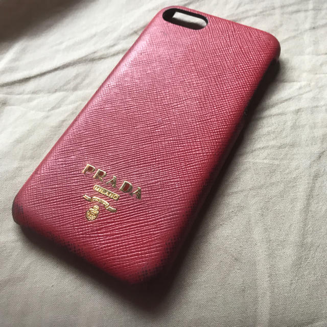 PRADA(プラダ)のPRADA iPhoneケース  中古 スマホ/家電/カメラのスマホアクセサリー(iPhoneケース)の商品写真