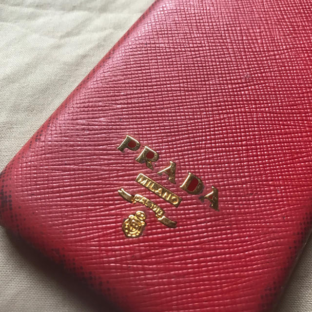 PRADA(プラダ)のPRADA iPhoneケース  中古 スマホ/家電/カメラのスマホアクセサリー(iPhoneケース)の商品写真