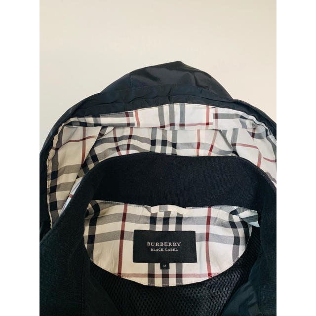 BURBERRY BLACK LABEL(バーバリーブラックレーベル)の⚪️ Burberry 美品バーバリーブラックレーベル  パーカーベスト メンズのトップス(パーカー)の商品写真