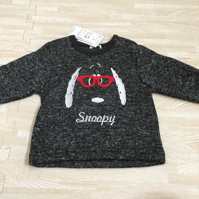 SNOOPY(スヌーピー)のスヌーピー2点セット キッズ/ベビー/マタニティのベビー服(~85cm)(トレーナー)の商品写真