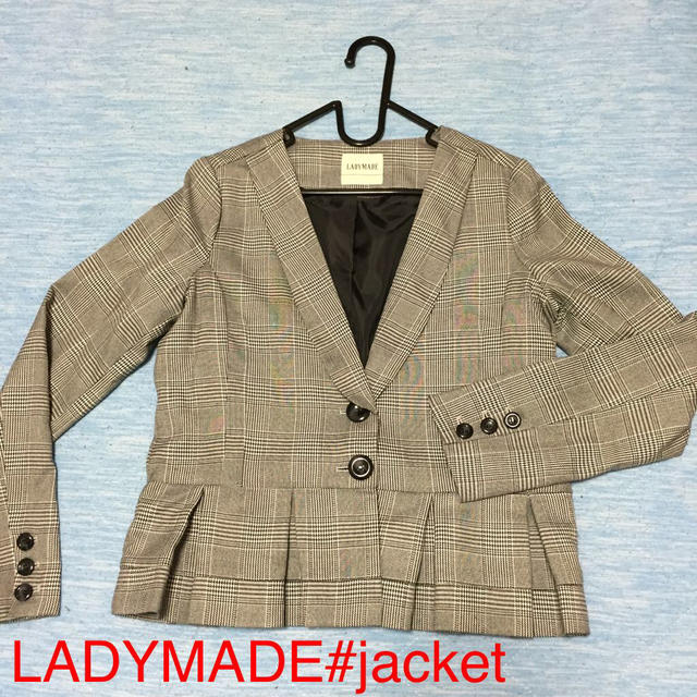 LADY MADE(レディメイド)のLADYMADE ペプラムジャケット レディースのジャケット/アウター(テーラードジャケット)の商品写真