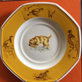 エルメス(Hermes)のお値下げ エルメス  犬の絵皿(食器)