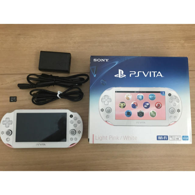 ps vita 本体(ライトピンク/ホワイト)PCH-2000