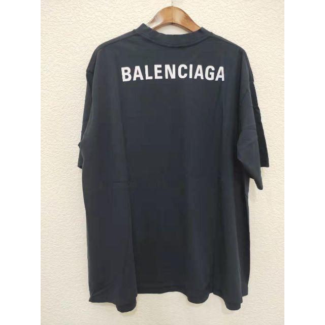 Balenciaga - 【BALENCIAGA】ロゴプリント コットン 半袖 Tシャツの通販 by クルツ's shop｜バレンシアガならラクマ