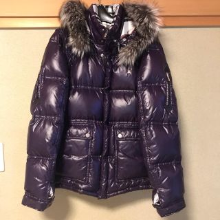 バーバリーブラックレーベル(BURBERRY BLACK LABEL)のken様 バーバリーブラックレーベル ダウンジャケット パープル サイズL(ダウンジャケット)