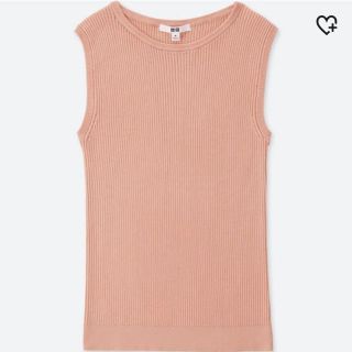 ユニクロ(UNIQLO)のユニクロ UVカット リブノースリーブセーター(ニット/セーター)