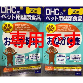 ディーエイチシー(DHC)のmacaron様専用 訳ありDHC 犬用 おなか健康 ２個セット(犬)