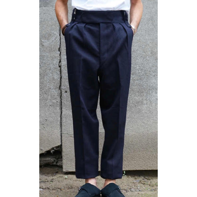 COMOLI - neat cotton kersey beltless navy Mの通販 by ストアー's ...