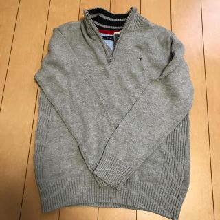 トミーヒルフィガー(TOMMY HILFIGER)の送料無料！新品未使用タグ付きトミーヒルフィガージップアップセーター150(ニット)