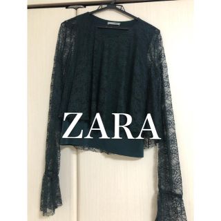 ザラ(ZARA)のZARA レーストップス(カットソー(長袖/七分))