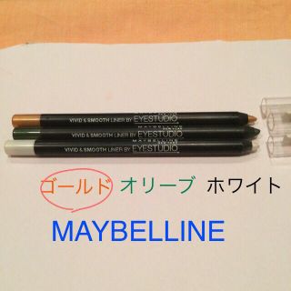 メイベリン(MAYBELLINE)のペンシルアイライナー ゴールド(アイライナー)