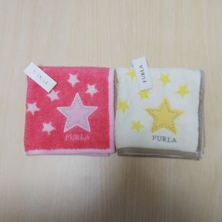 フルラ(Furla)のgreen様専用フルラ タオルハンカチ 2枚 新品 (ノ)(ハンカチ)