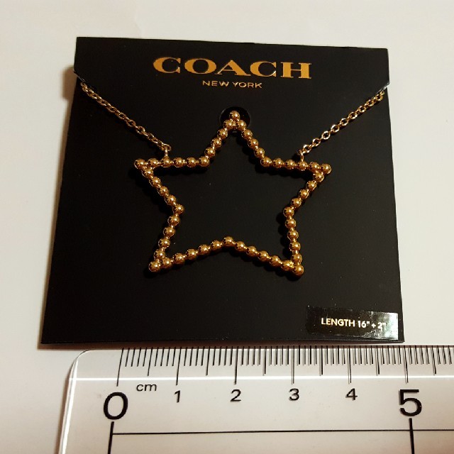 【新品・未使用♥】COACHゴールドスターネックレス♪