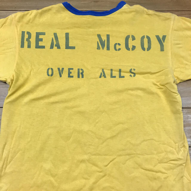 THE REAL McCOY'S(ザリアルマッコイズ)のザリアルマッコイズTシャツ青黄リバーシブルトイズジョーレア メンズのトップス(Tシャツ/カットソー(半袖/袖なし))の商品写真