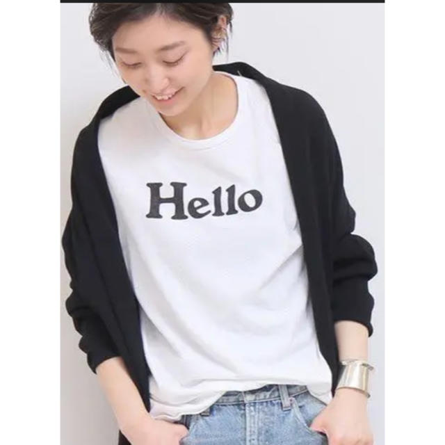 MADISONBLUE(マディソンブルー)のマディソンブルー     HELLO Tシャツ レディースのトップス(Tシャツ(半袖/袖なし))の商品写真