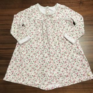 プチバトー(PETIT BATEAU)のプチバトー 花柄ワンピース 86cm 24m(ワンピース)