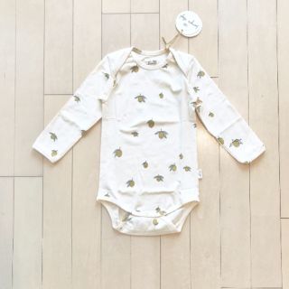 キャラメルベビー&チャイルド(Caramel baby&child )の新品✦1点のみ Konges Sloejd レモン柄 ロンパース(ロンパース)