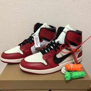 ナイキ(NIKE)の【ゆうじ様専用/29cm国内正規】off-white AIR JORDAN 1①(スニーカー)