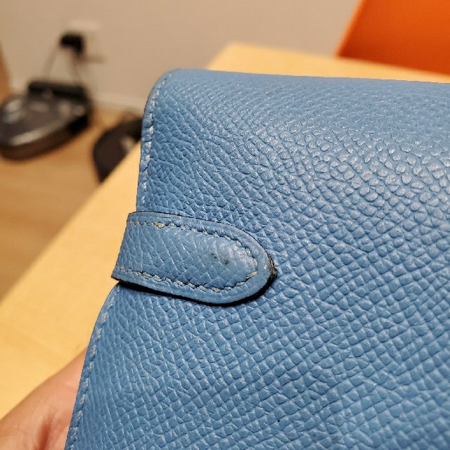 Hermes(エルメス)のHERMES ケリーウォレット ブルー レディースのファッション小物(財布)の商品写真