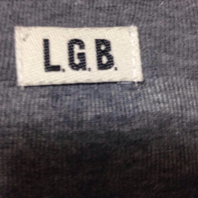 LGB(ルグランブルー)のLGB ロゴT 長袖 グレー 0size レディースのトップス(Tシャツ(長袖/七分))の商品写真