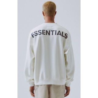 フィアオブゴッド(FEAR OF GOD)の19FW★FOG ESSENTIALS★スウェットシャツ ホワイト［S］(スウェット)