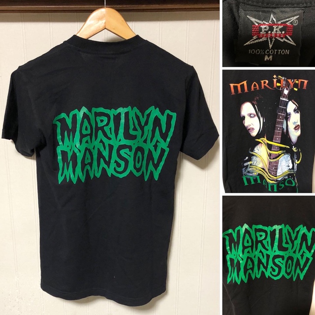 ART VINTAGE(アートヴィンテージ)の大人気❗️MARILYN MANSON マリリンマンソン プリント Tシャツ メンズのトップス(Tシャツ/カットソー(半袖/袖なし))の商品写真