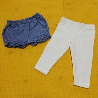 カーターズ(carter's)のベビー　3months　かぼちゃパンツ＆レギンスセット(パンツ)