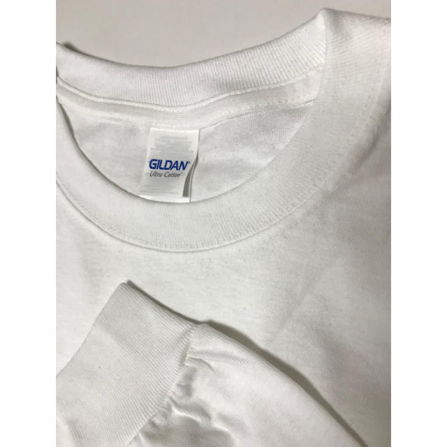 GILDAN(ギルタン)のGILDAN ギルダン ロンT XL 長袖 Tシャツ カットソー 無地 ホワイト メンズのトップス(Tシャツ/カットソー(七分/長袖))の商品写真