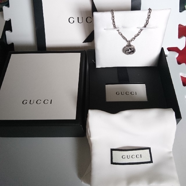 Gucci(グッチ)の【正規品】GUCCI ネックレス ラージサイズ メンズのアクセサリー(ネックレス)の商品写真