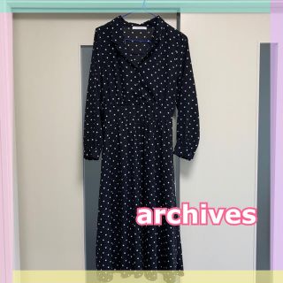 アルシーヴ(archives)のarchives ドットワンピース(ロングワンピース/マキシワンピース)