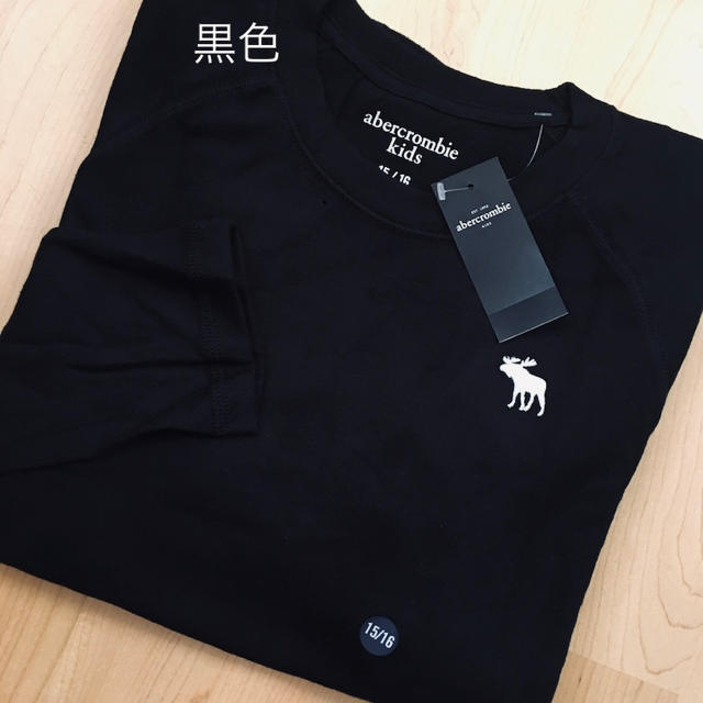 Abercrombie&Fitch(アバクロンビーアンドフィッチ)の★Abercrombie【S】超柔らかいカシミヤタッチユニセックスアイコンロンT メンズのトップス(Tシャツ/カットソー(七分/長袖))の商品写真