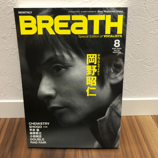 ポルノグラフィティ(ポルノグラフィティ)のBreath（vol．39） エンタメ/ホビーの本(アート/エンタメ)の商品写真