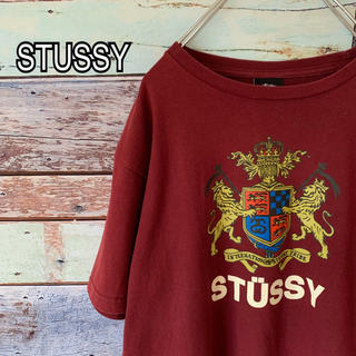 ステューシー(STUSSY)のステューシー Lサイズ Tシャツ ワインレッド(Tシャツ/カットソー(半袖/袖なし))