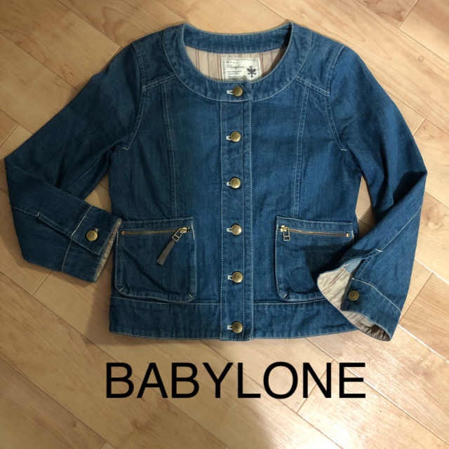 BABYLONE(バビロン)のはな様専用❤︎二度のみ着用☆babyloneデニムジャケット レディースのジャケット/アウター(Gジャン/デニムジャケット)の商品写真