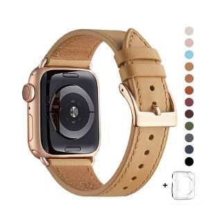 アップルウォッチ(Apple Watch)の42/44㎜ Apple Watch用 レザーベルト 1.2.3.4.5世代用(その他)