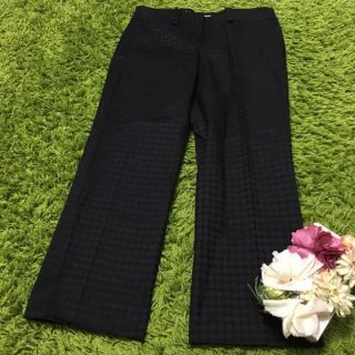 トゥービーシック(TO BE CHIC)の美品To be chic❤︎レディストレッチパンツ黒(カジュアルパンツ)