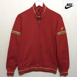 80s NIKE　ナイキ　トラックジャケット　黒×ティファニーブルー　メンズ