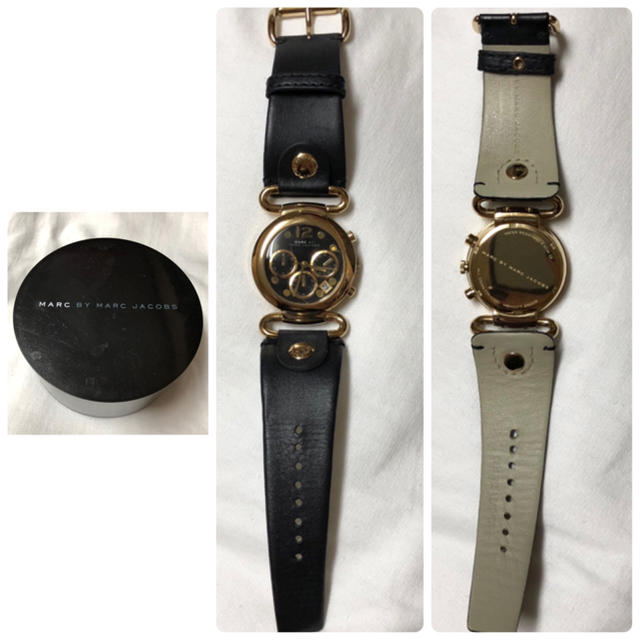 MARC BY MARC JACOBS(マークバイマークジェイコブス)のMARC BY MARC JACOBS 腕時計 ブラック♡ レディースのファッション小物(腕時計)の商品写真