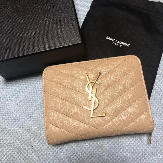 saint laurent 折りたたみ財布