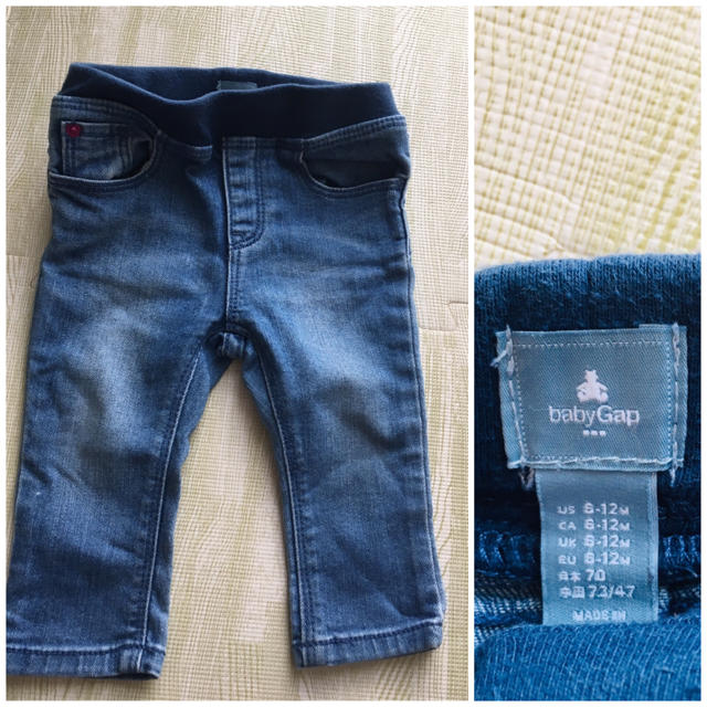 babyGAP(ベビーギャップ)のsatomi様☆ベビーギャップ レギンス デニム パンツ キッズ/ベビー/マタニティのベビー服(~85cm)(パンツ)の商品写真