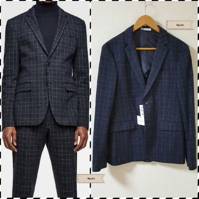 ZARA - ZARA MAN☆新品タグ付☆チェック柄☆セットアップ ZARA - ZARA MAN☆新品タグ付☆チェック柄☆セットアップ