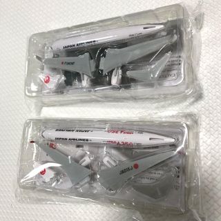 ジャル(ニホンコウクウ)(JAL(日本航空))のJAL 飛行機 ミニチュア模型 2機(模型/プラモデル)