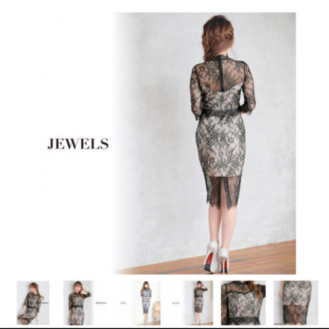 JEWELS(ジュエルズ)のJewels キャバクラ ドレス セミロング レース レディースのワンピース(ひざ丈ワンピース)の商品写真