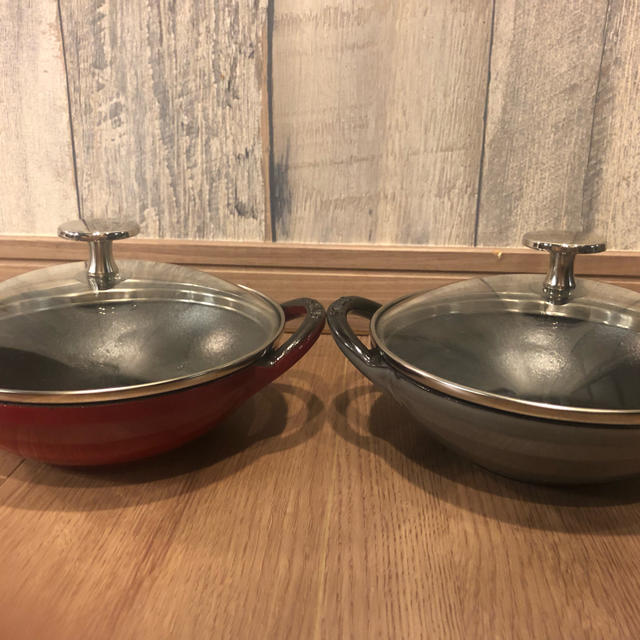 STAUB  ストウブ  ベビーウォック×2インテリア/住まい/日用品