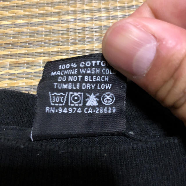 STUSSY(ステューシー)のSTUSSY ロンt tee tシャツ シャツ 黒 ブラック logo ロゴ m メンズのトップス(Tシャツ/カットソー(七分/長袖))の商品写真