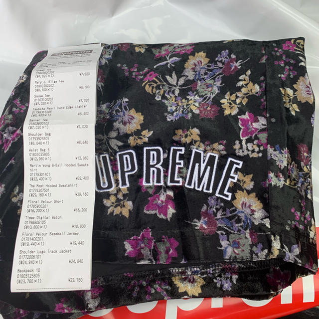 Supreme(シュプリーム)のsupreme floral velour short メンズのパンツ(ショートパンツ)の商品写真