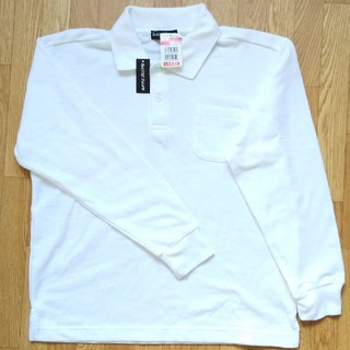 イオン(AEON)の新品美品🎵長袖白スクールポロシャツ150㎝ (Tシャツ/カットソー)