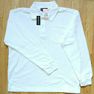 イオン(AEON)の新品美品🎵長袖白スクールポロシャツ150㎝(Tシャツ/カットソー)