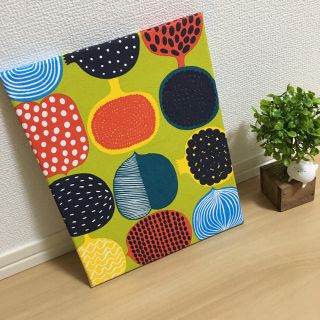 マリメッコ(marimekko)のハンドメイド marimekko インテリアパネル デコパージュ(インテリア雑貨)